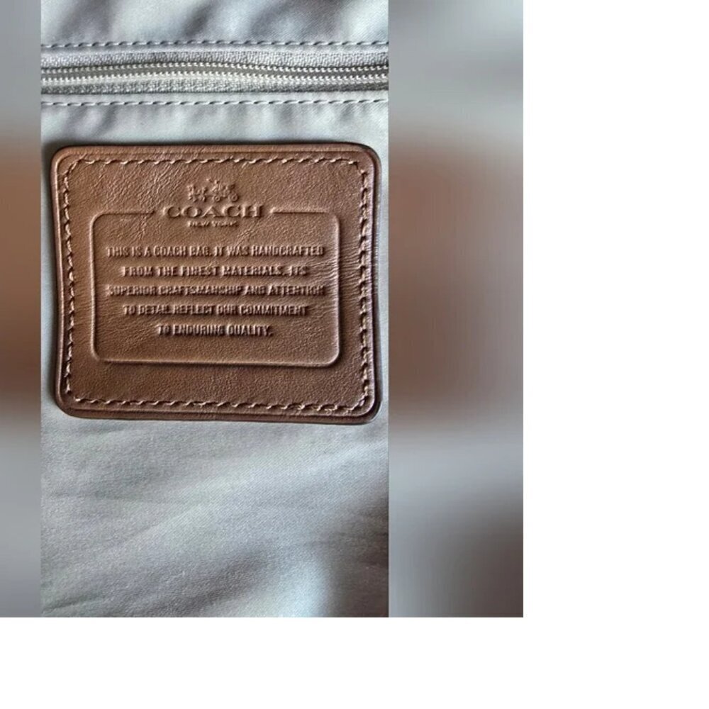 Coach Colette Leather Satchel F33806  Warm Brown EUC - Picture 7 of 15